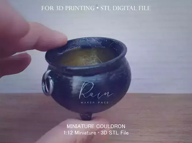 Miniature Couldron 3D print model