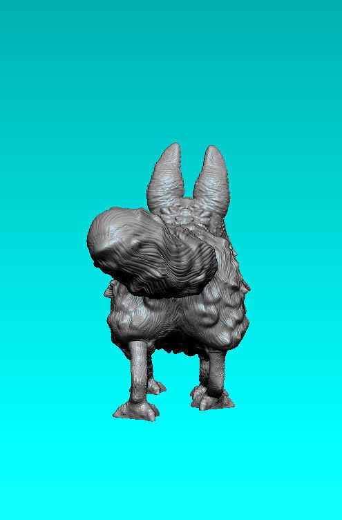 Lothcat walking 3D print model_4
