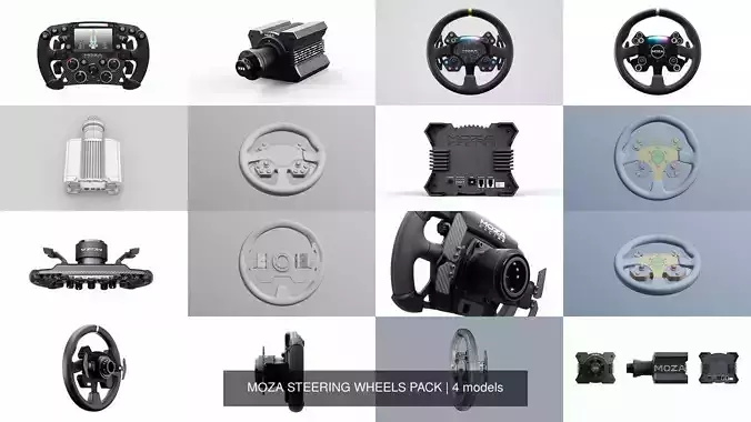 MOZA STEERING WHEELS PACK