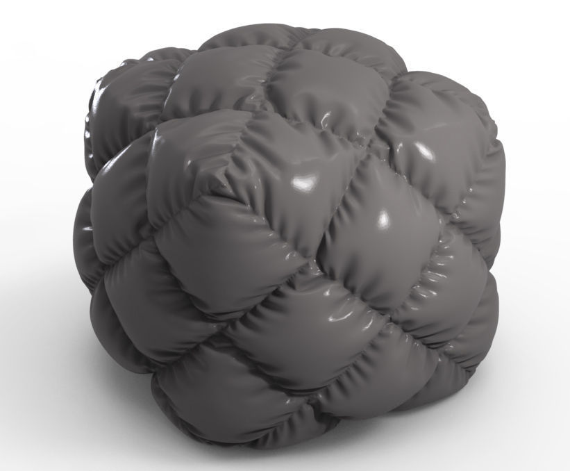 Fluffy Cube 3D print model_2