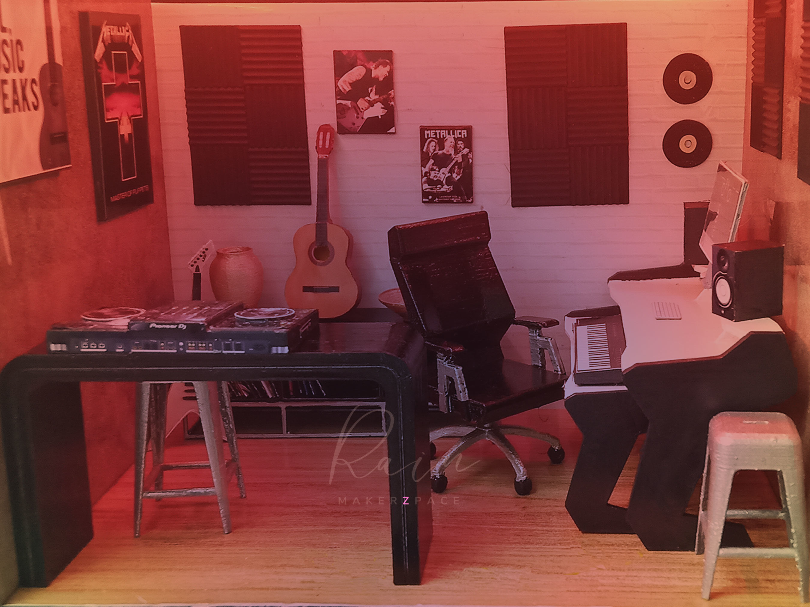 Miniature Dj Workstation 3D print model_2