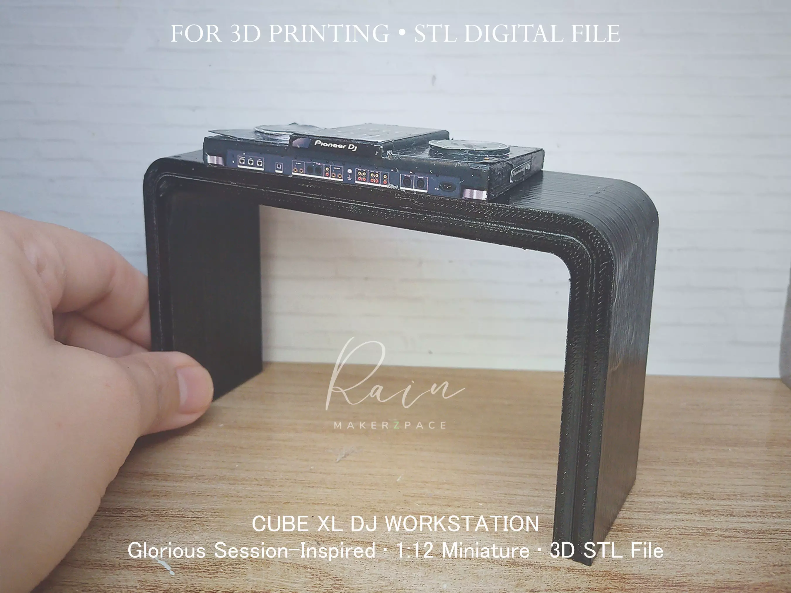 Miniature Dj Workstation 3D print model_0