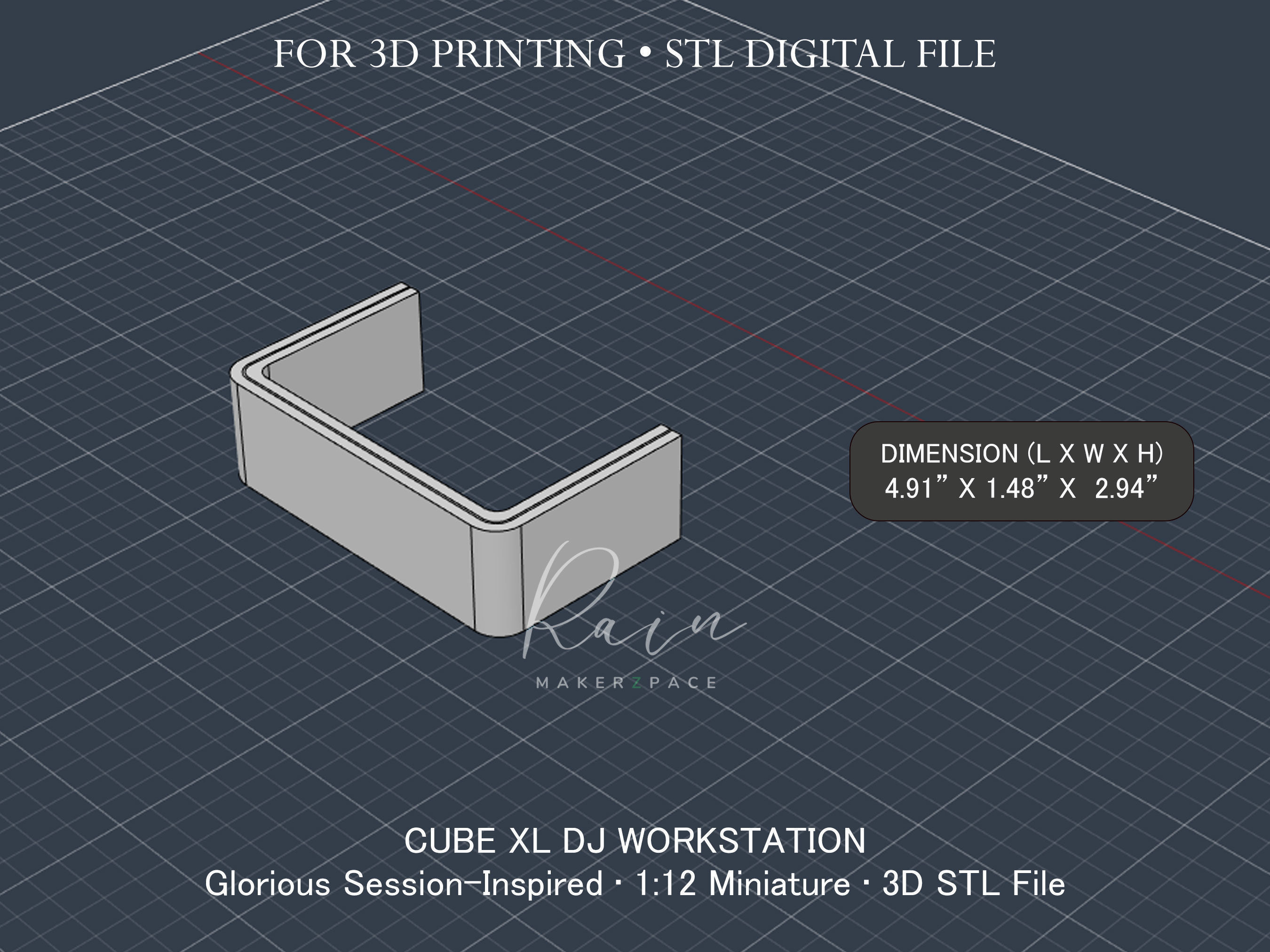 Miniature Dj Workstation 3D print model_4