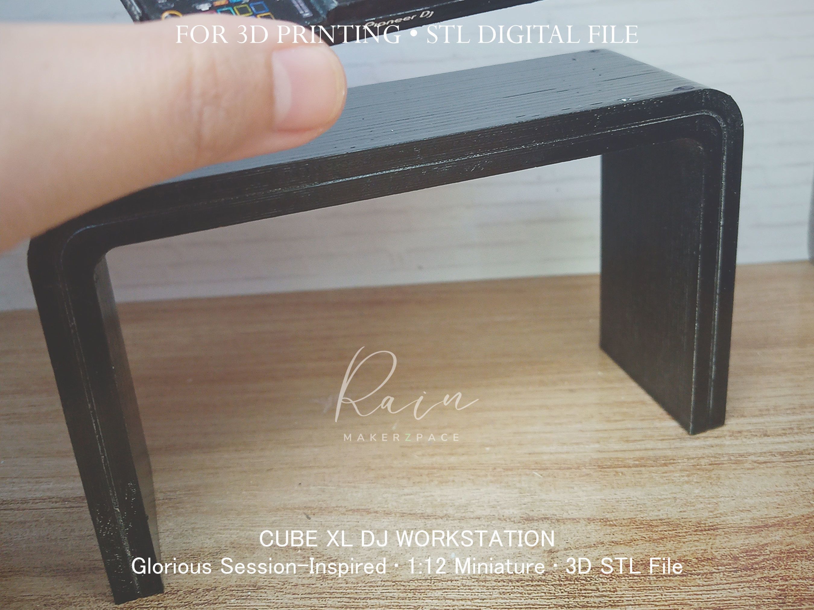 Miniature Dj Workstation 3D print model_1