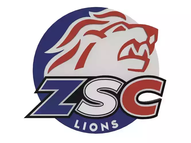 ZSC Lions Wall Sign 3D print model