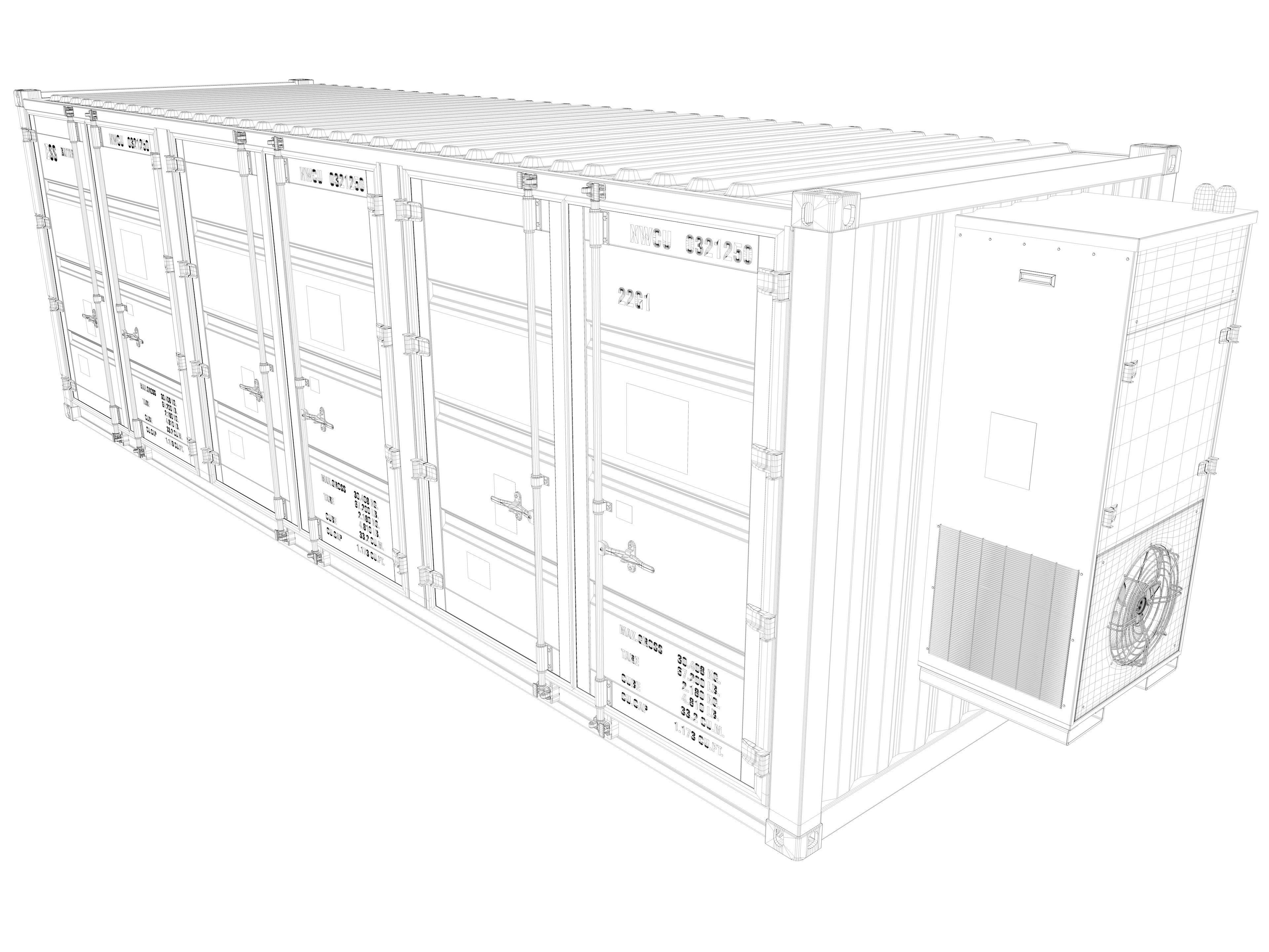 Solar Cell Thermal Energy Storage System 3D model_6