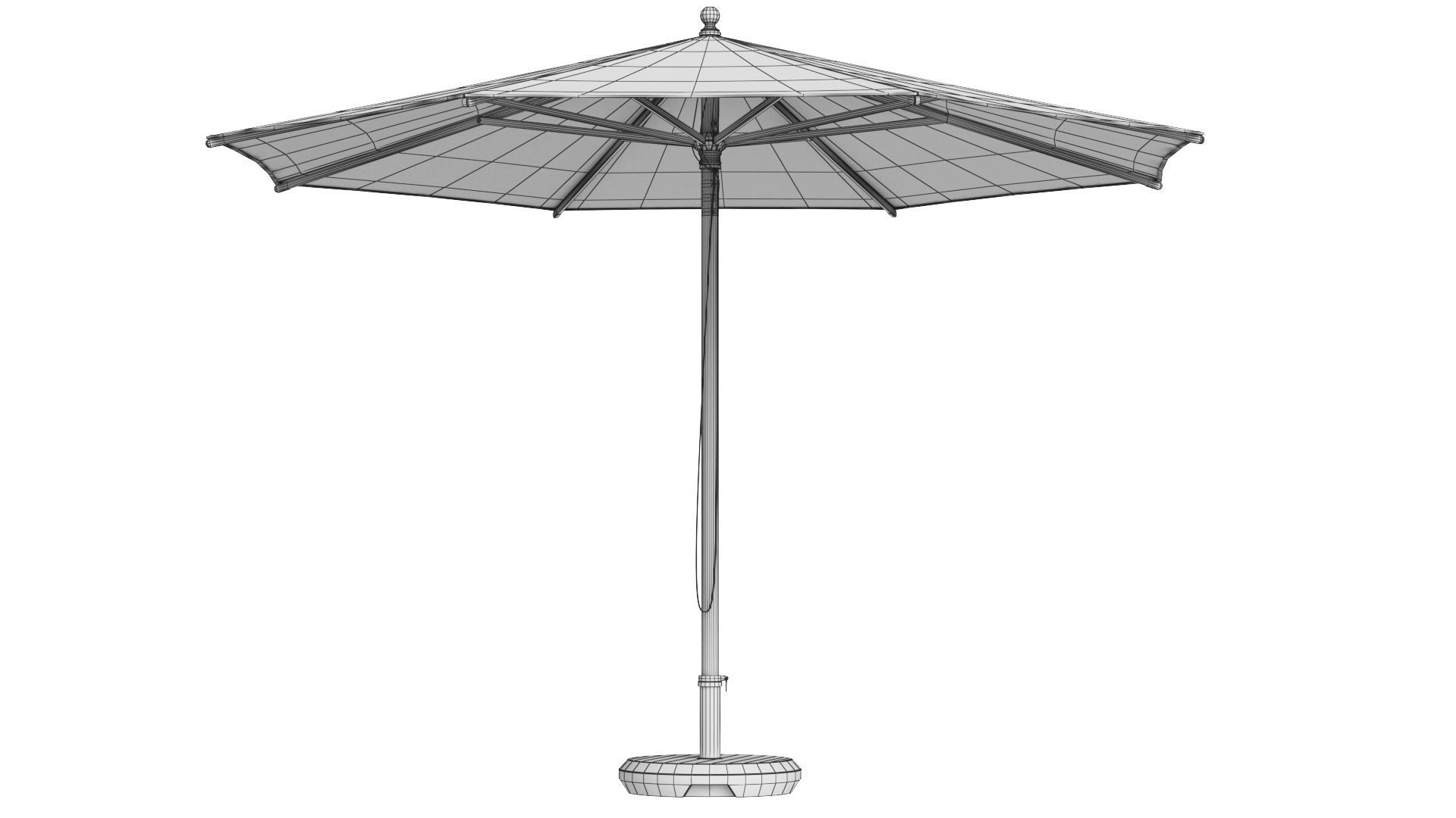 Glatz Piazzino Easy Stockschirm Patio Umbrella 3D model_9
