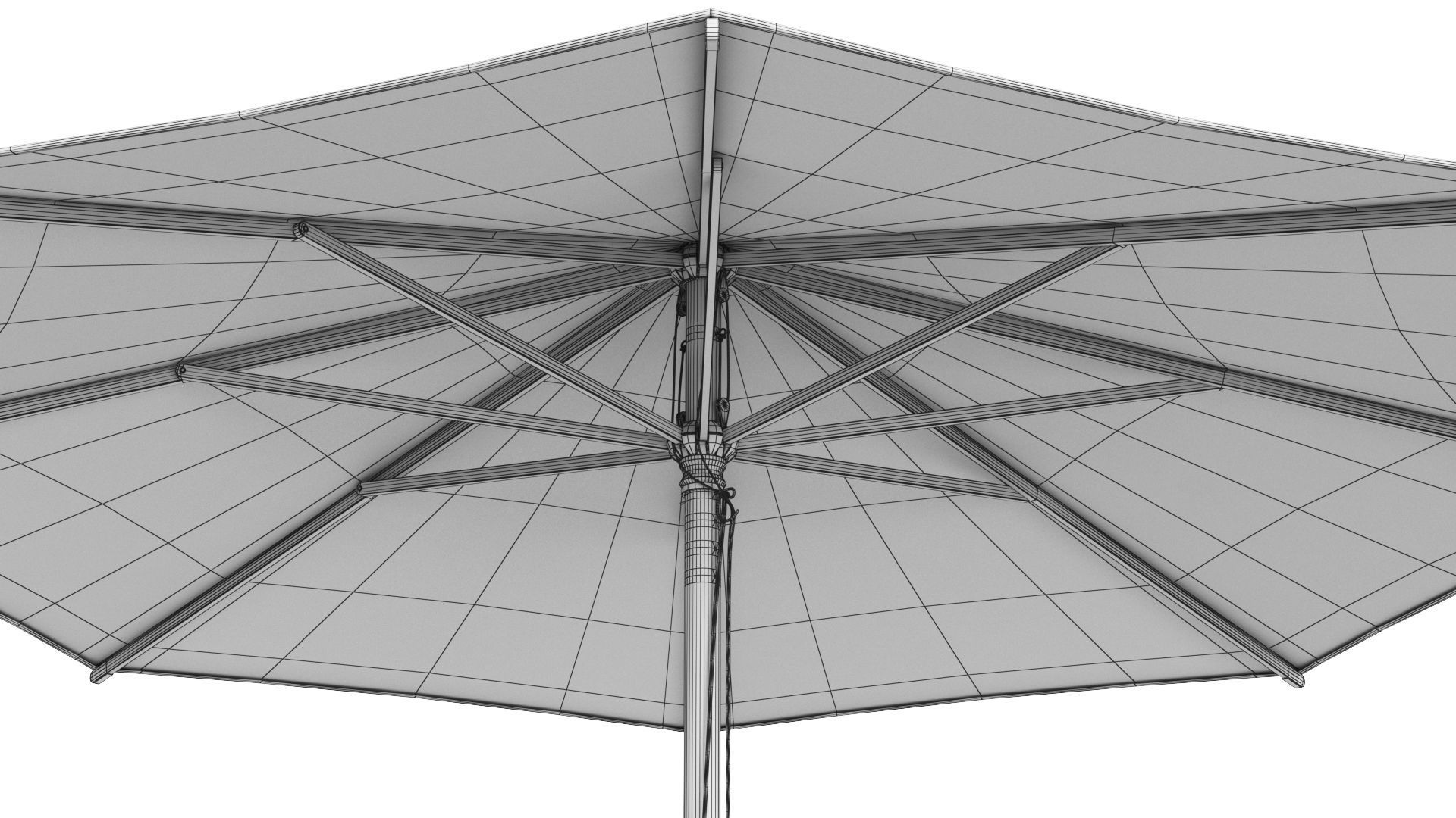 Glatz Piazzino Easy Stockschirm Patio Umbrella 3D model_10