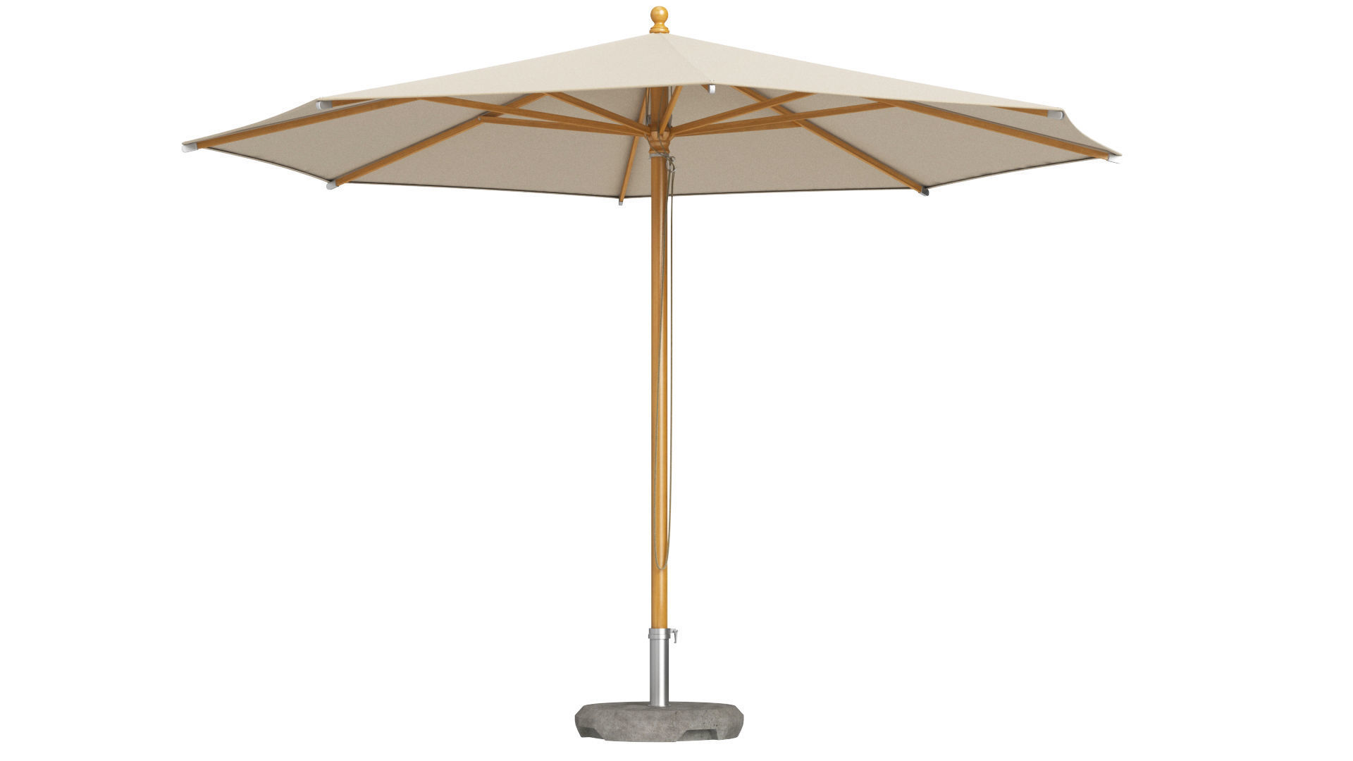 Glatz Piazzino Easy Stockschirm Patio Umbrella 3D model_1
