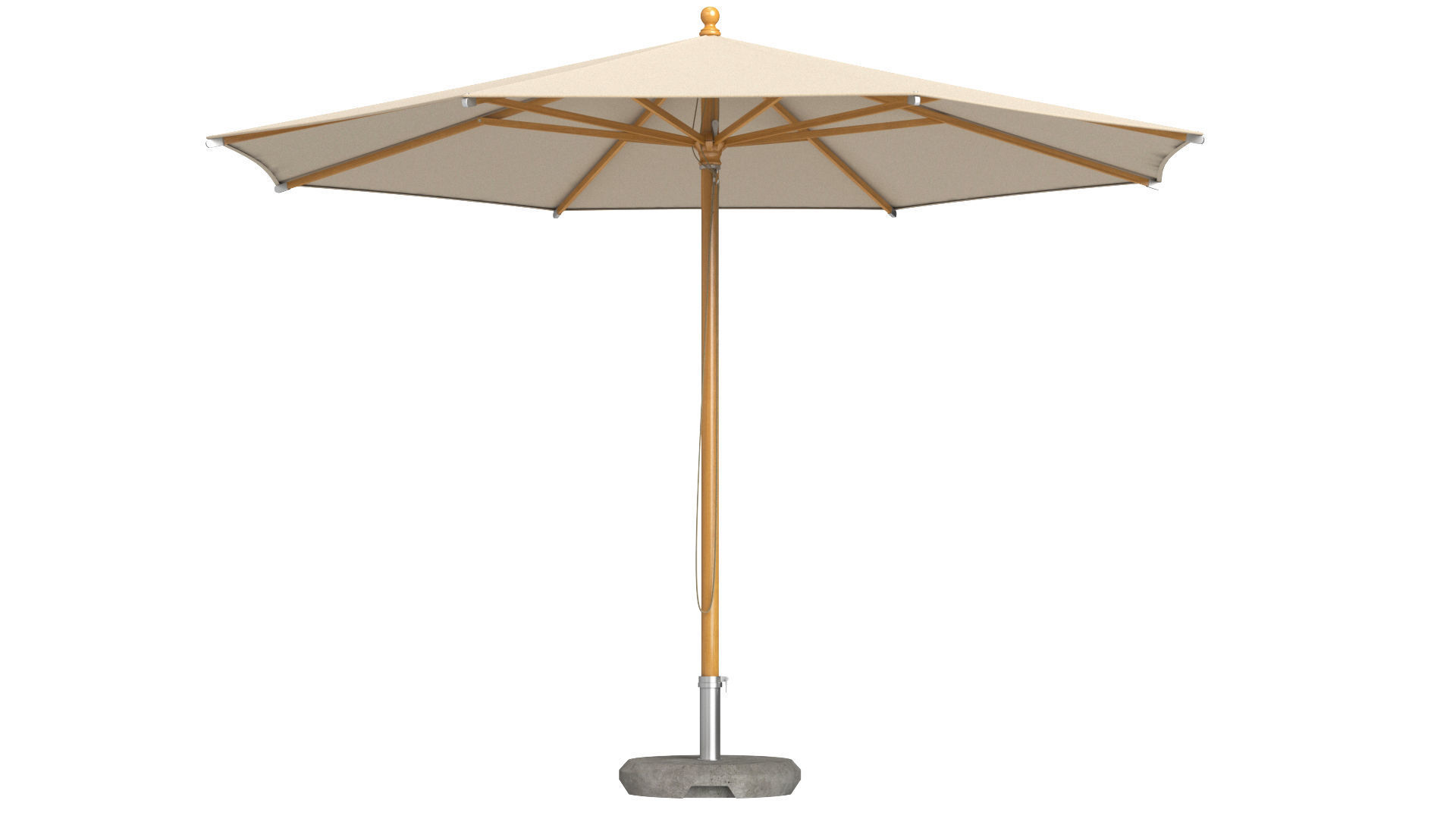 Glatz Piazzino Easy Stockschirm Patio Umbrella 3D model_0