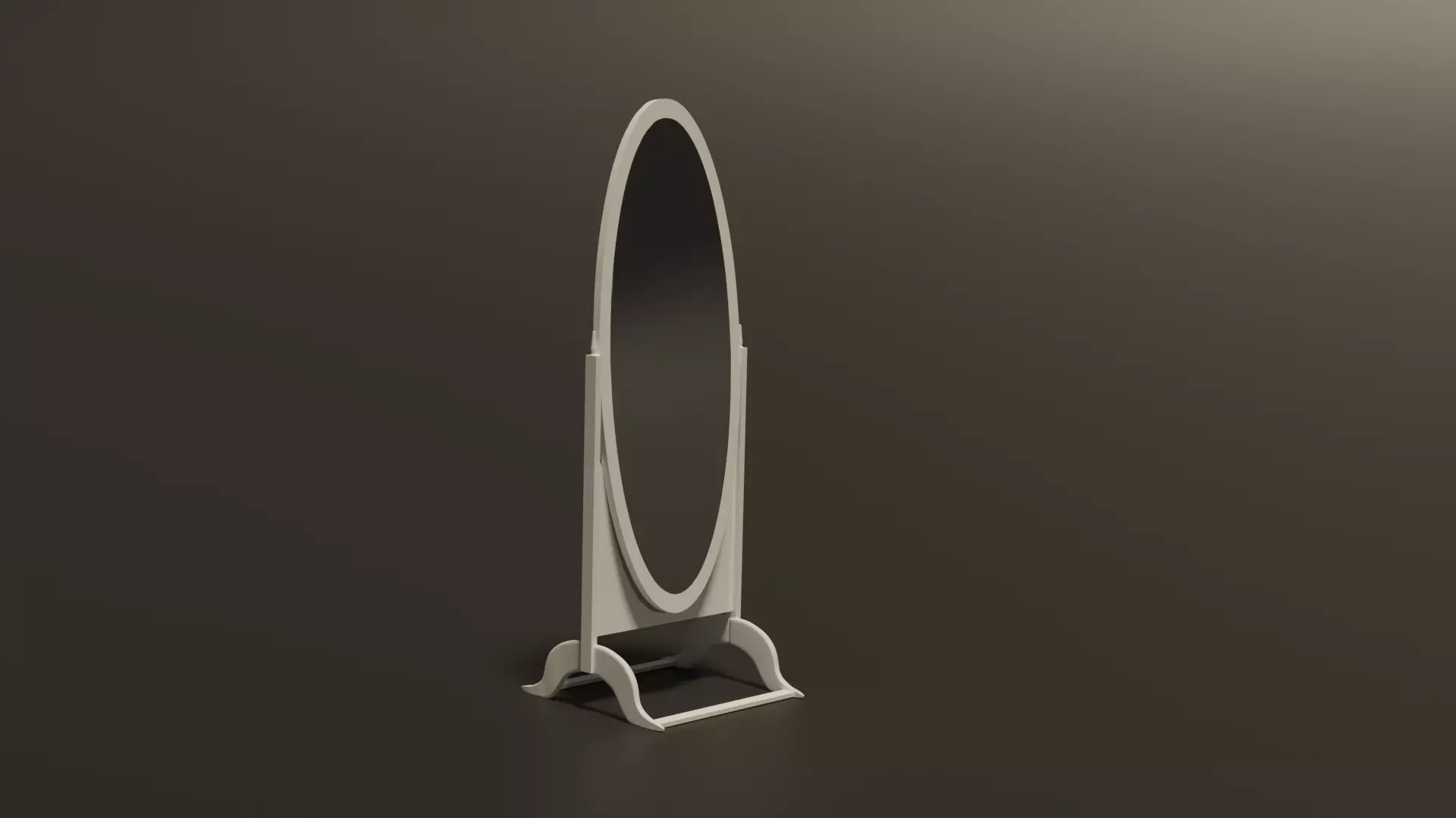 Mirror Free low-poly 3D model