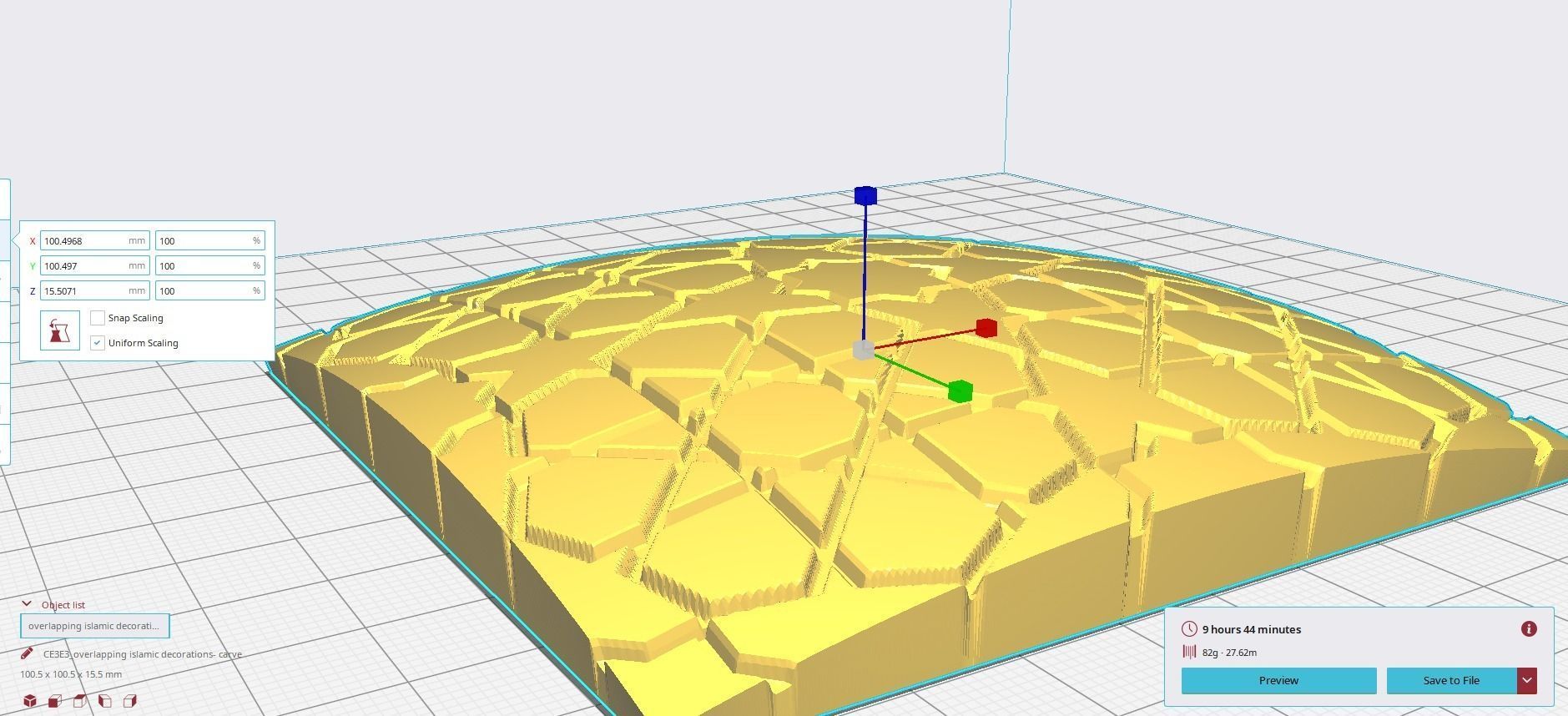 Overlapping Islamic Decorations Suitable For Decoration 3D print model_2