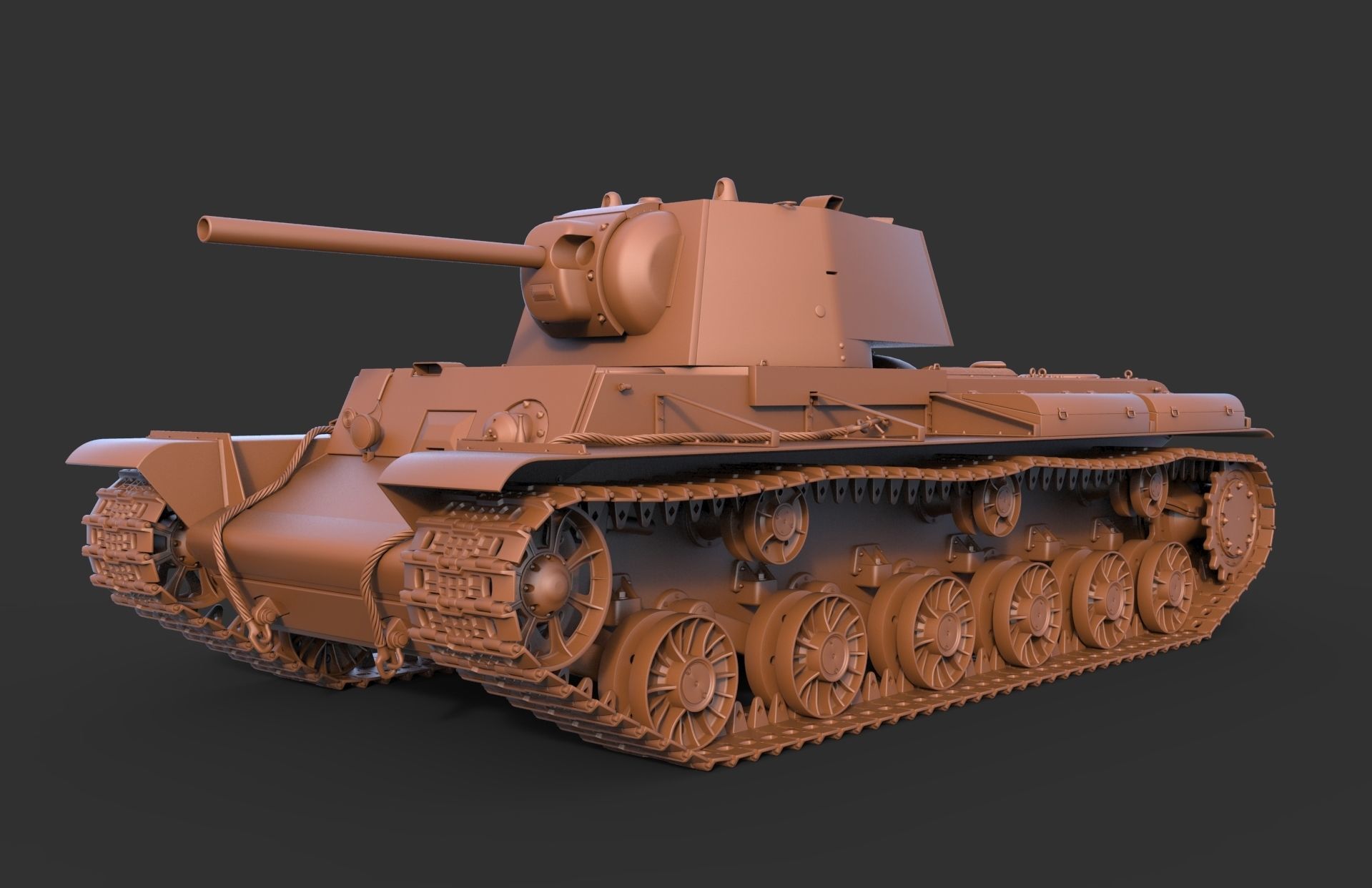 KV 1 1940 3D model_8
