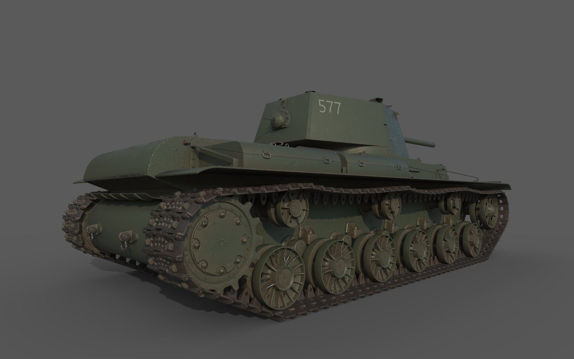 KV 1 1940 3D model_5