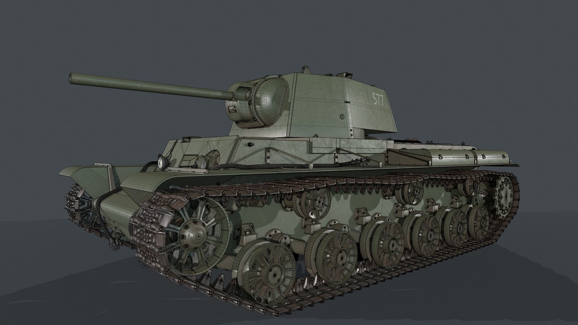 KV 1 1940 3D model_15