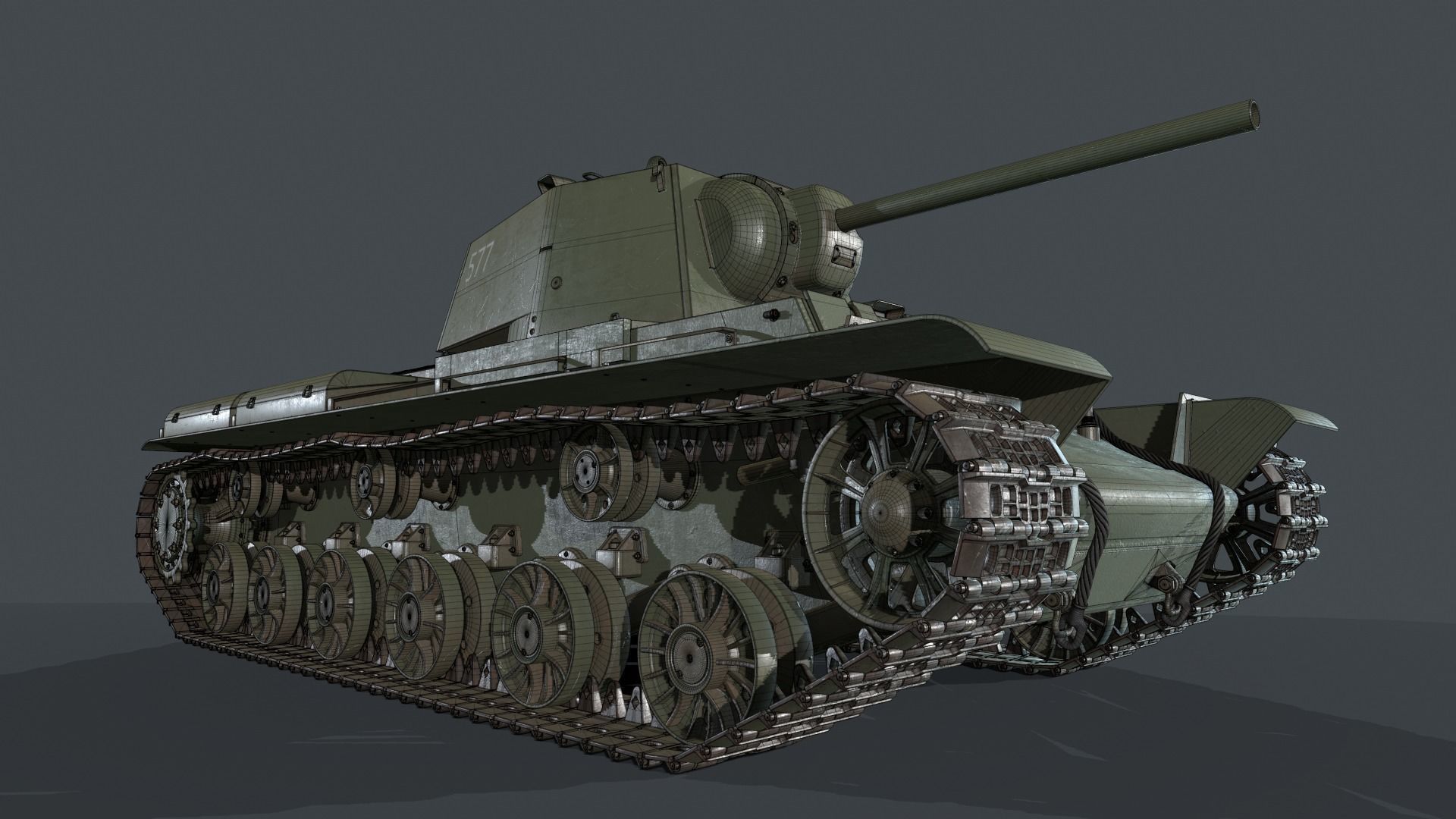 KV 1 1940 3D model_16