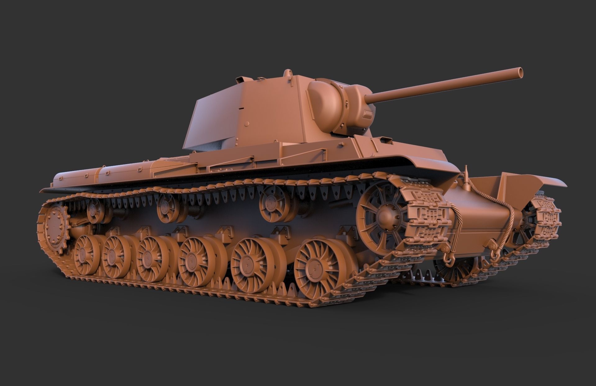 KV 1 1940 3D model_10