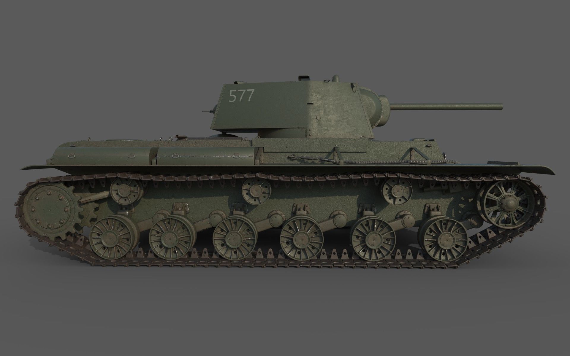 KV 1 1940 3D model_4