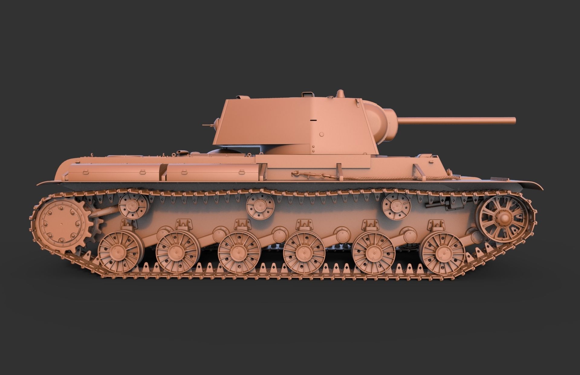 KV 1 1940 3D model_11