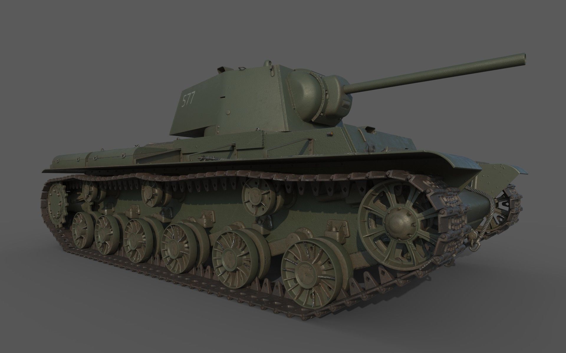 KV 1 1940 3D model_3