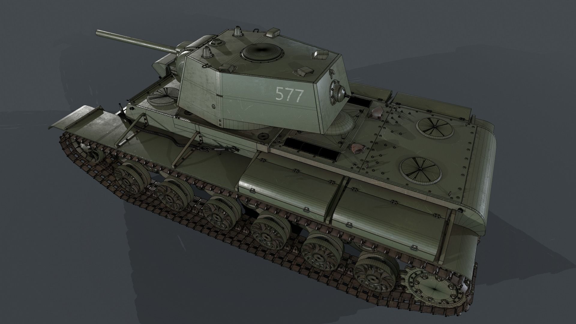 KV 1 1940 3D model_18