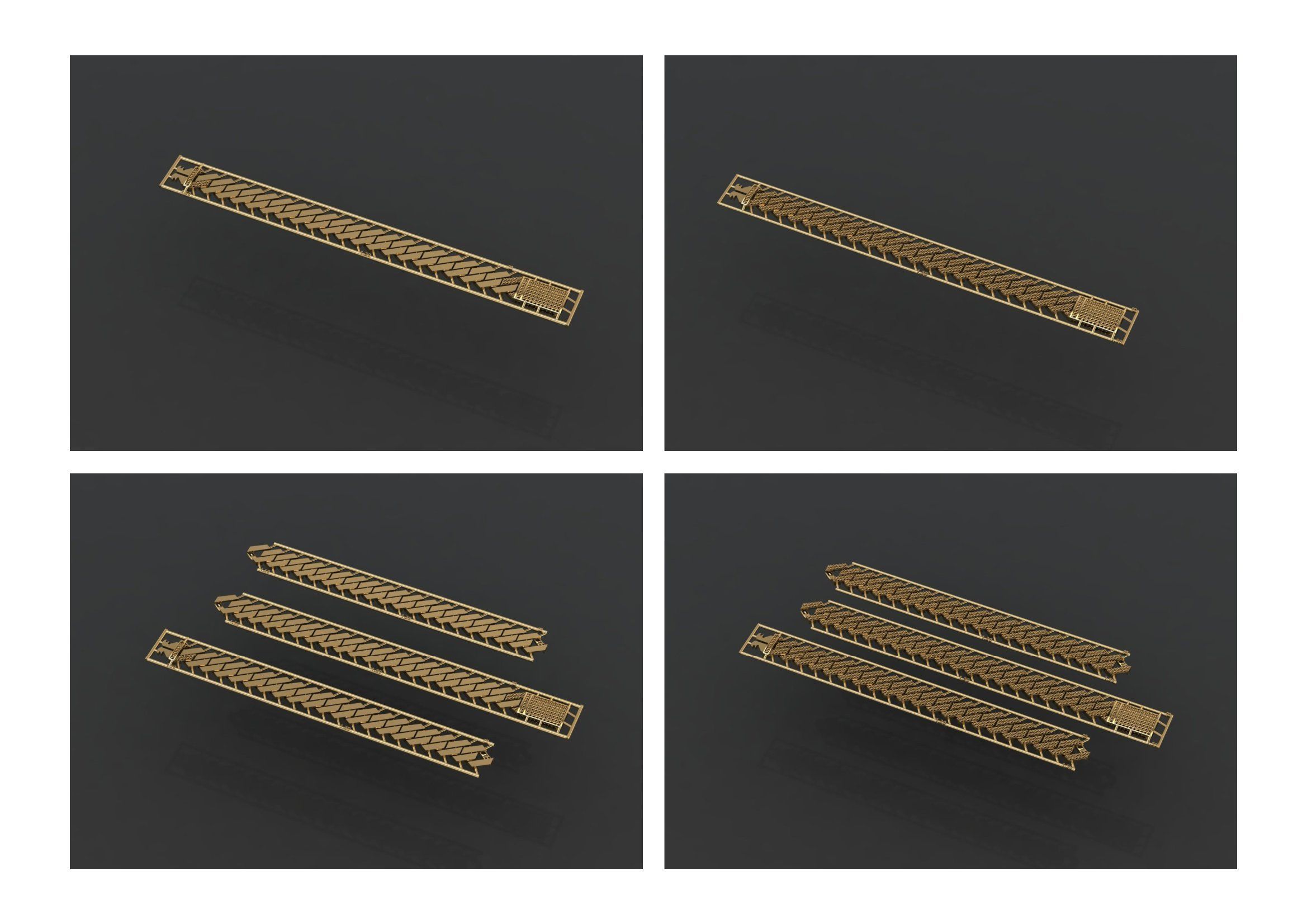 Cuban Link Chain BULK  PACK 140 3DM  3D print model_40