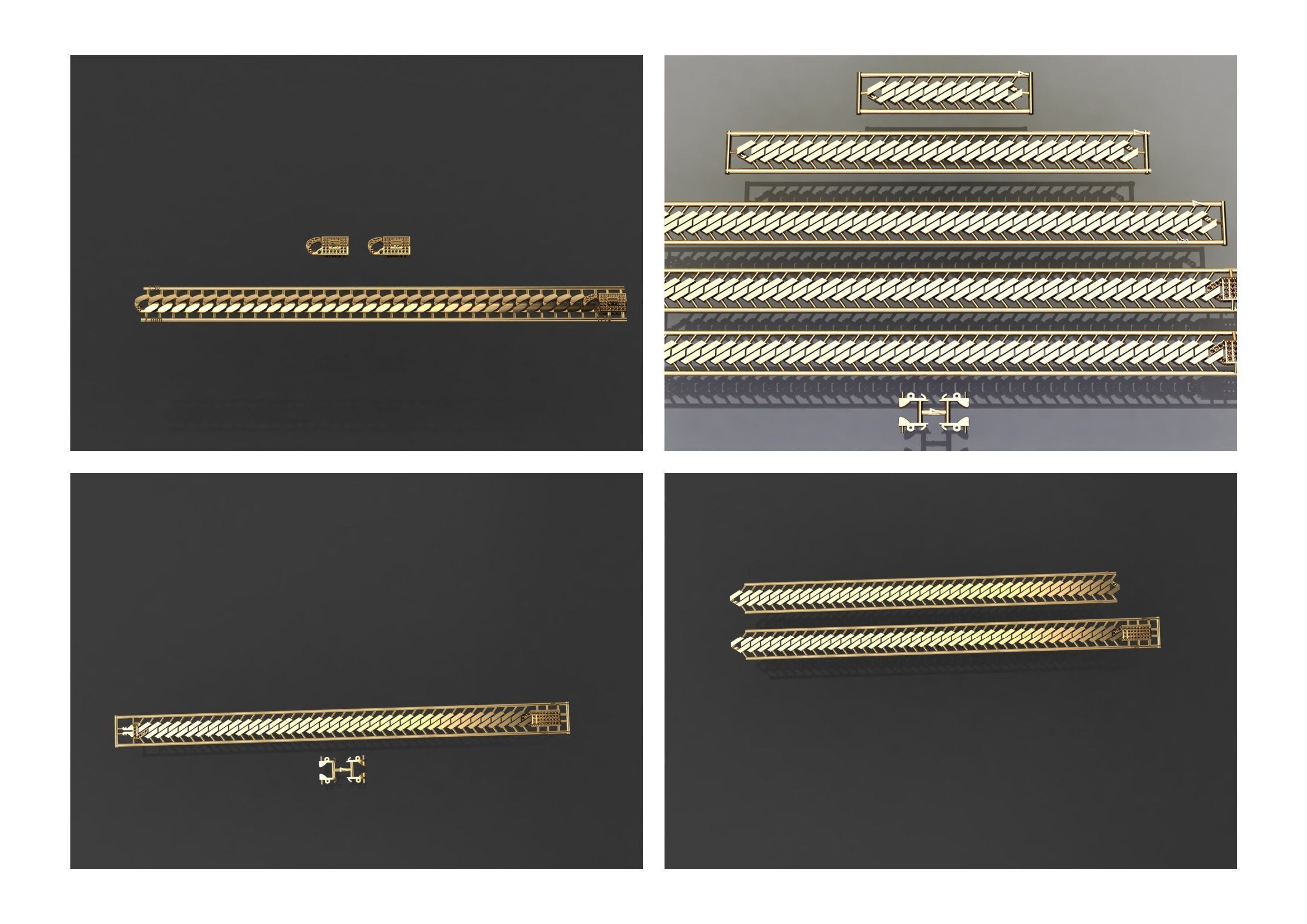 Cuban Link Chain BULK  PACK 140 3DM  3D print model_51