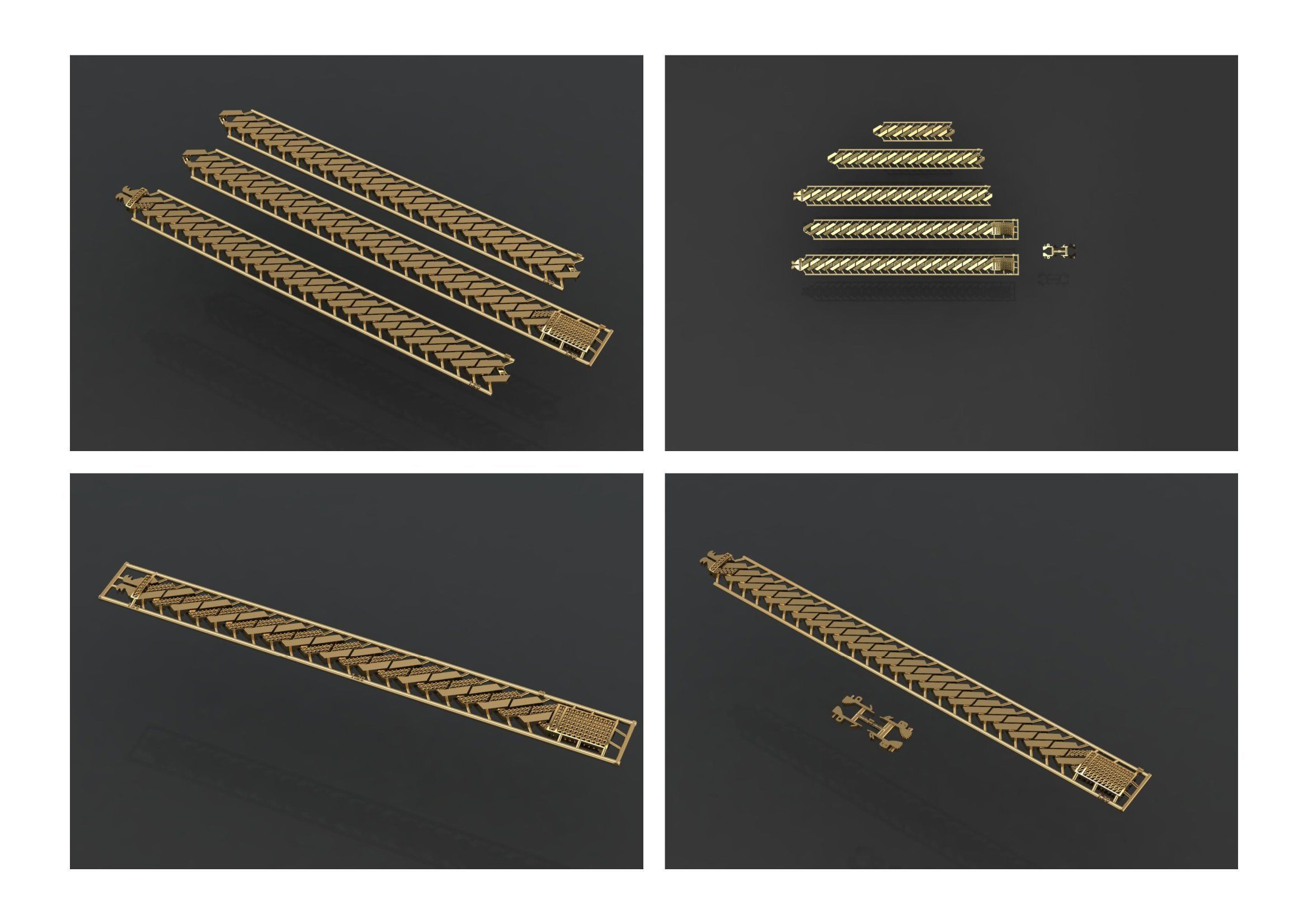 Cuban Link Chain BULK  PACK 140 3DM  3D print model_37