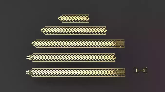 Cuban Link Chain BULK  PACK 140 3DM  3D print model