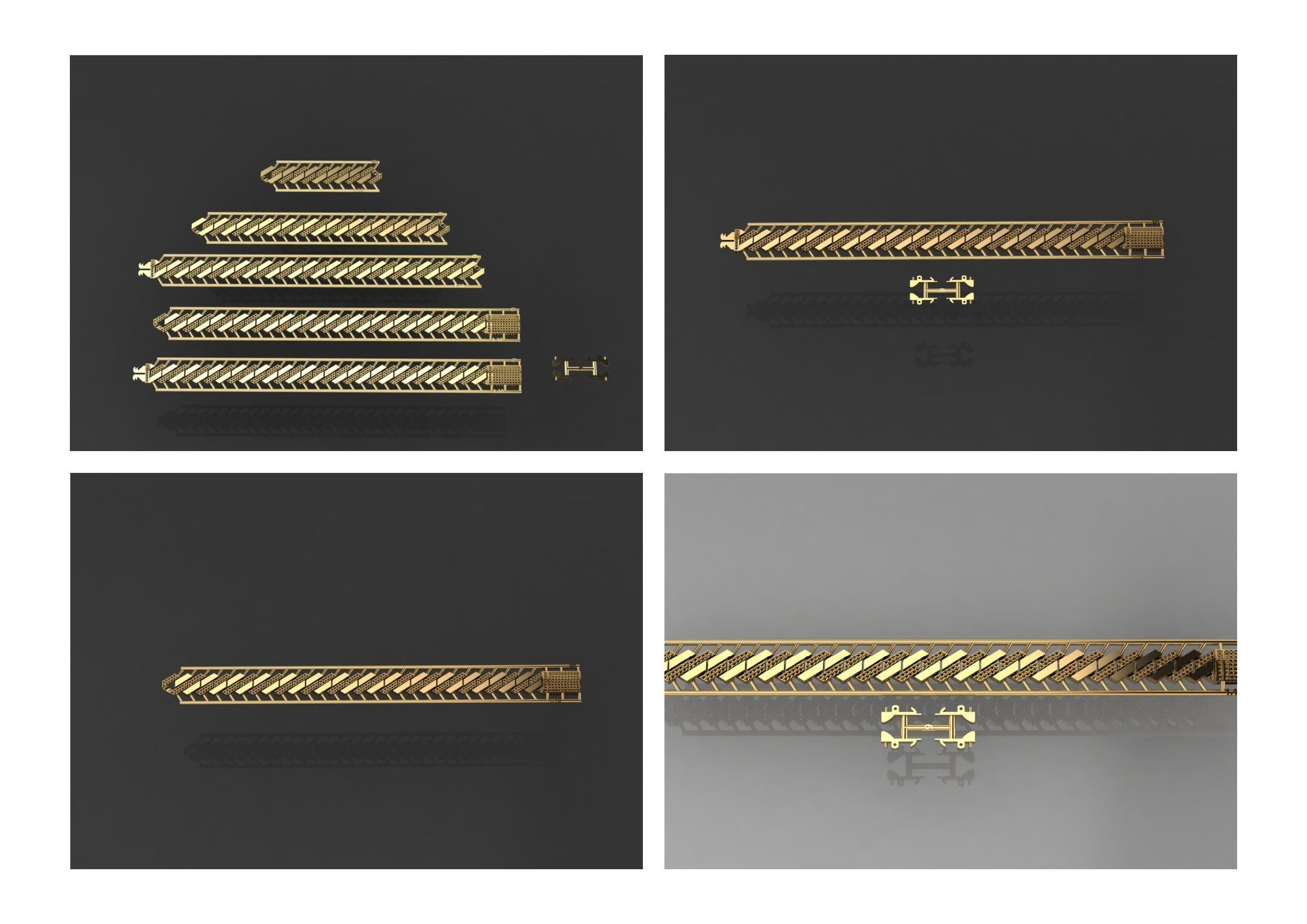 Cuban Link Chain BULK  PACK 140 3DM  3D print model_55