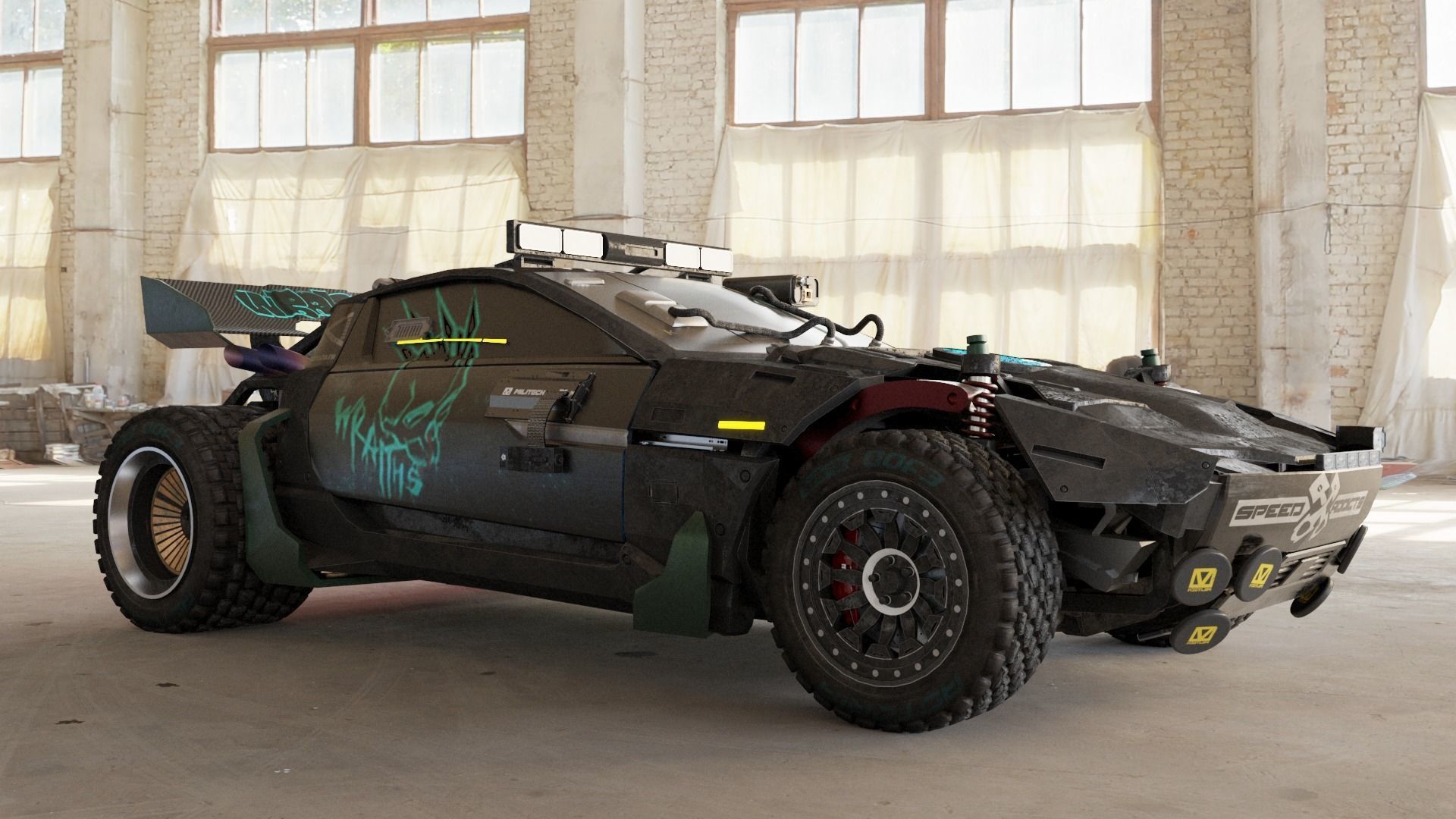 Coyote Shion Cyberpunk 2077 3D model_8