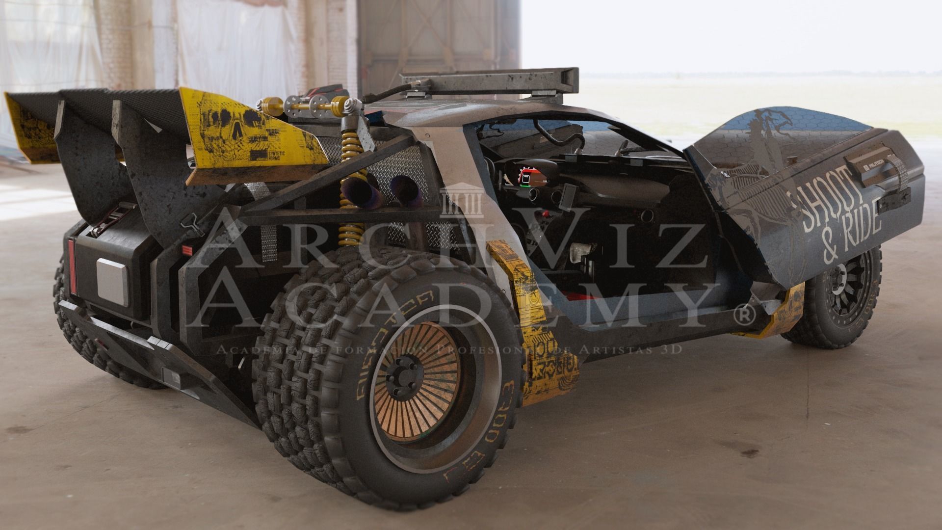 Coyote Shion Cyberpunk 2077 3D model_7