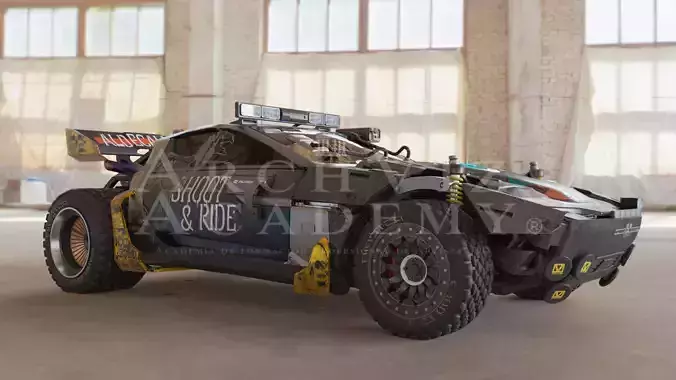 Coyote Shion Cyberpunk 2077 3D model