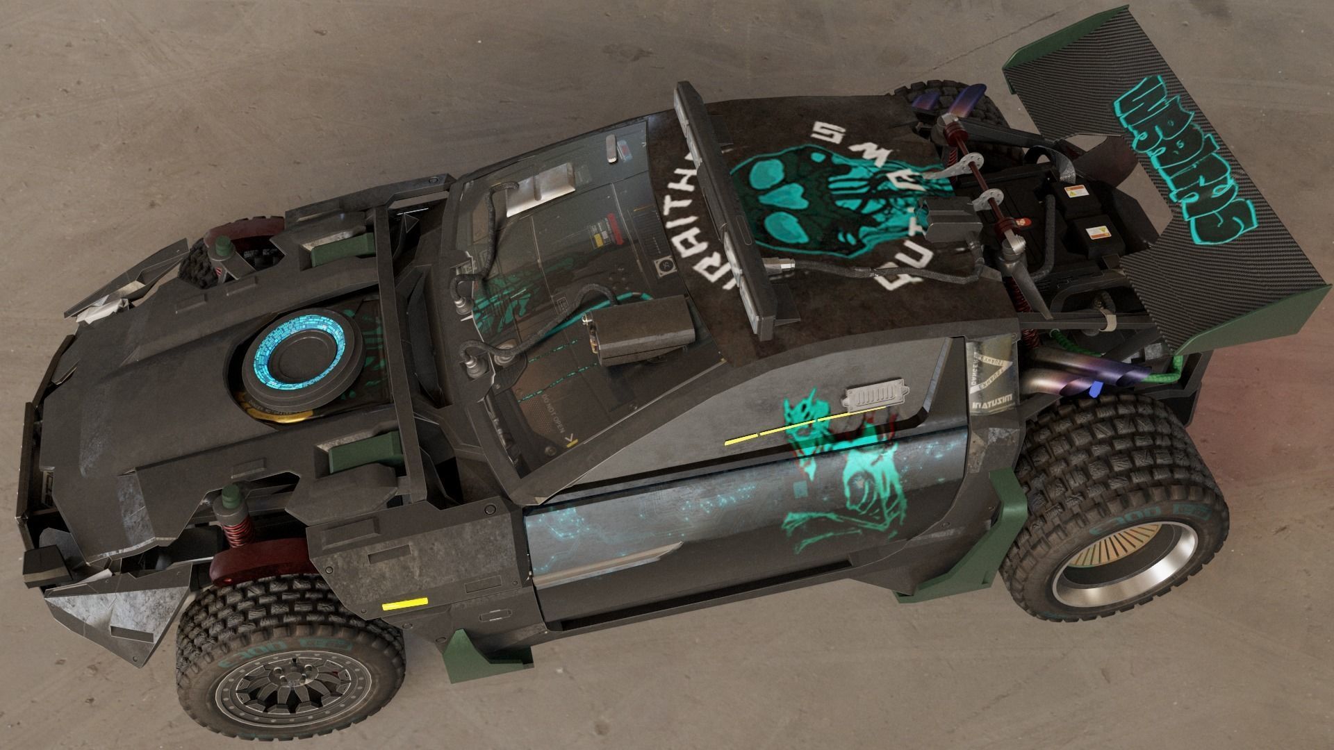 Coyote Shion Cyberpunk 2077 3D model_11