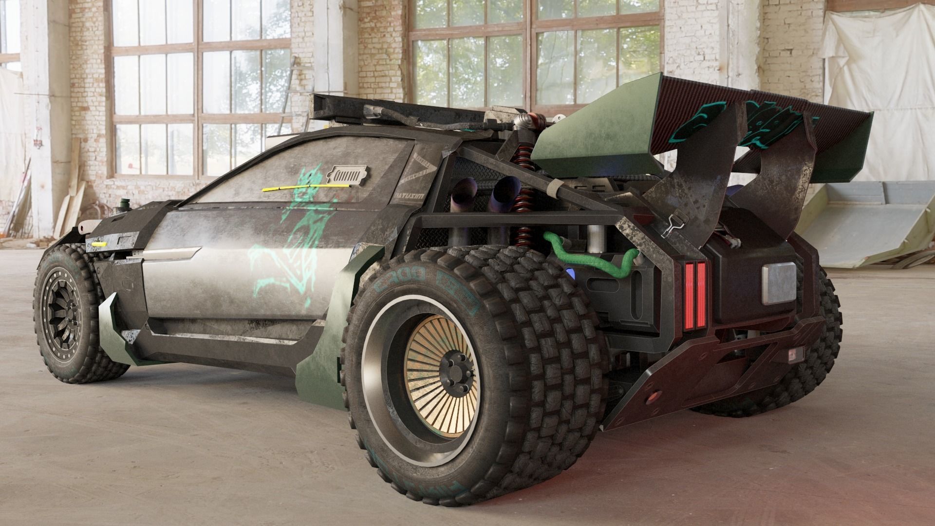 Coyote Shion Cyberpunk 2077 3D model_9