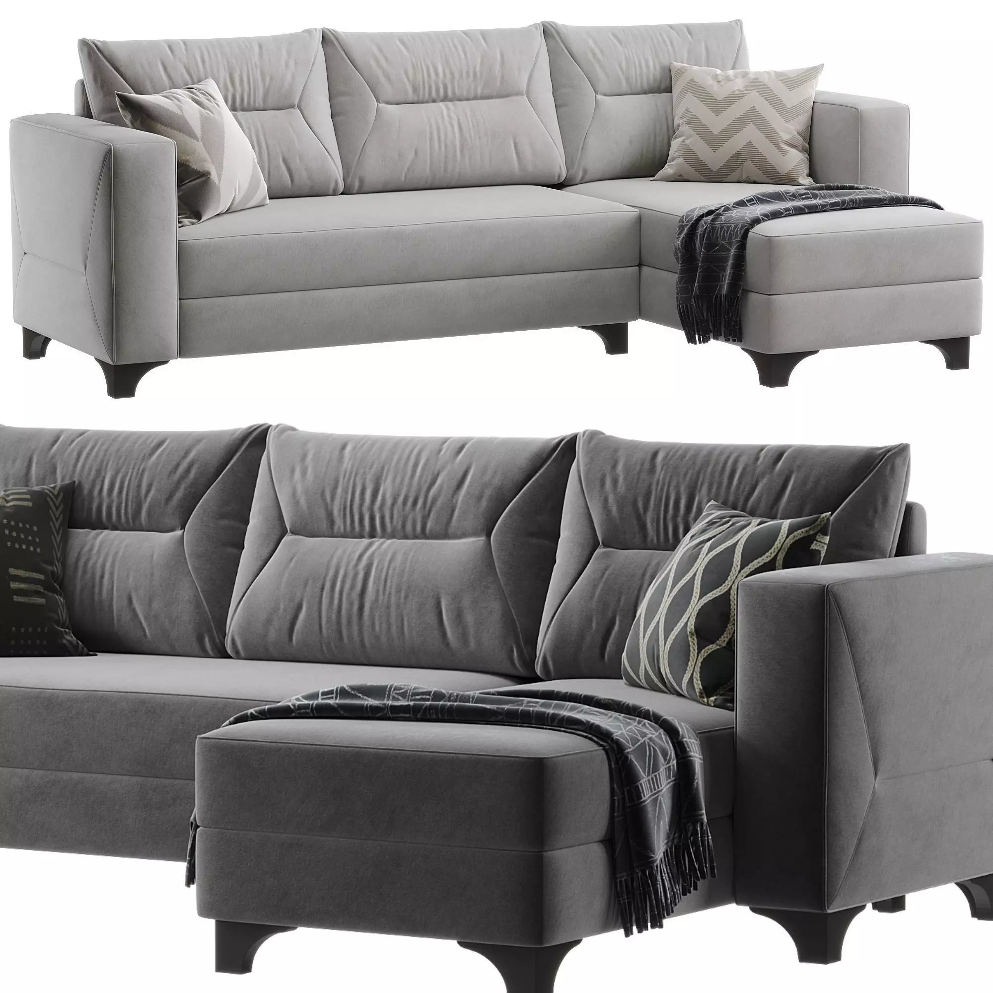 Cooper Corner Sofa Set 3D model_0
