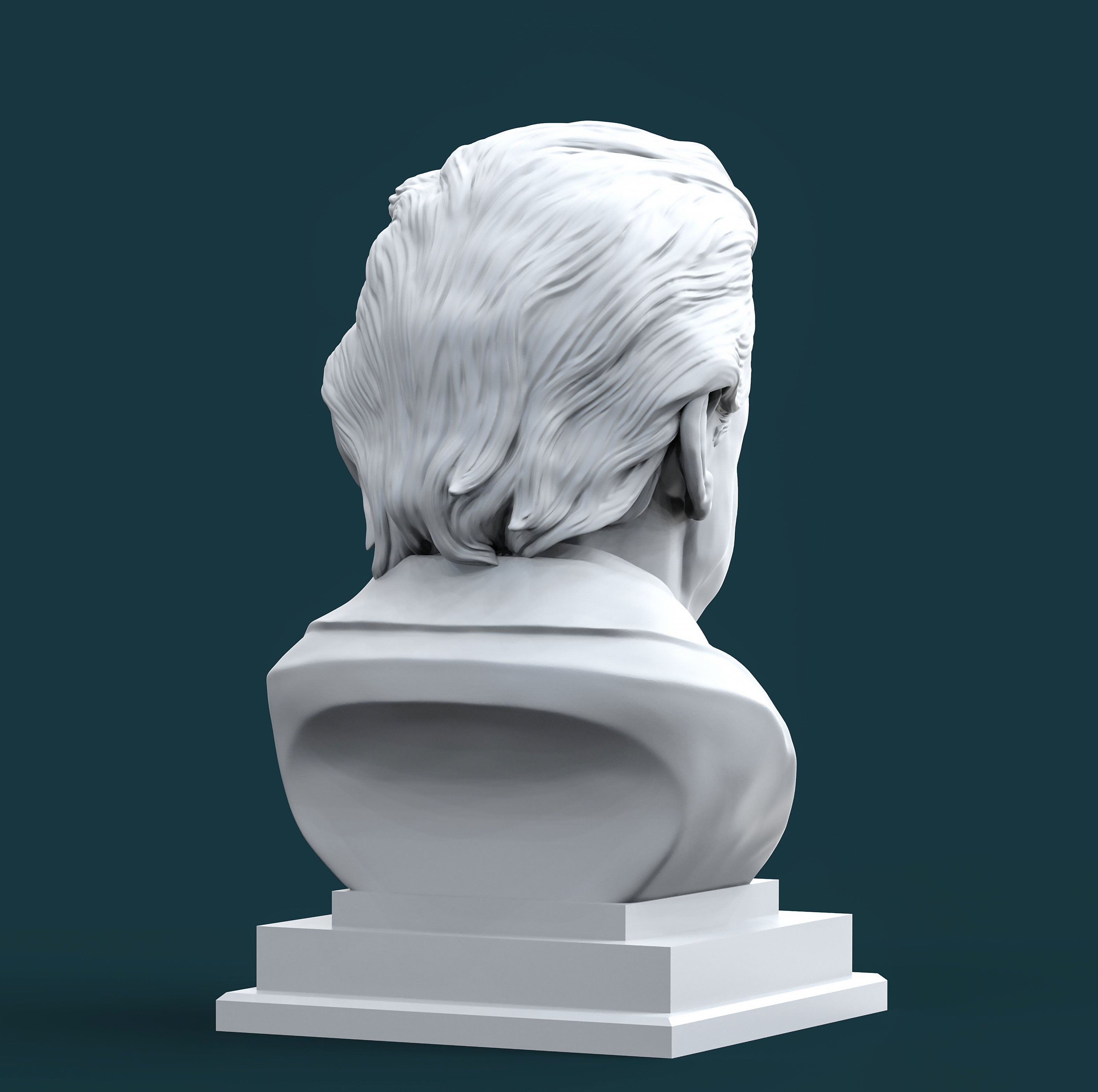 Donald Trump Bust  3D print model_7
