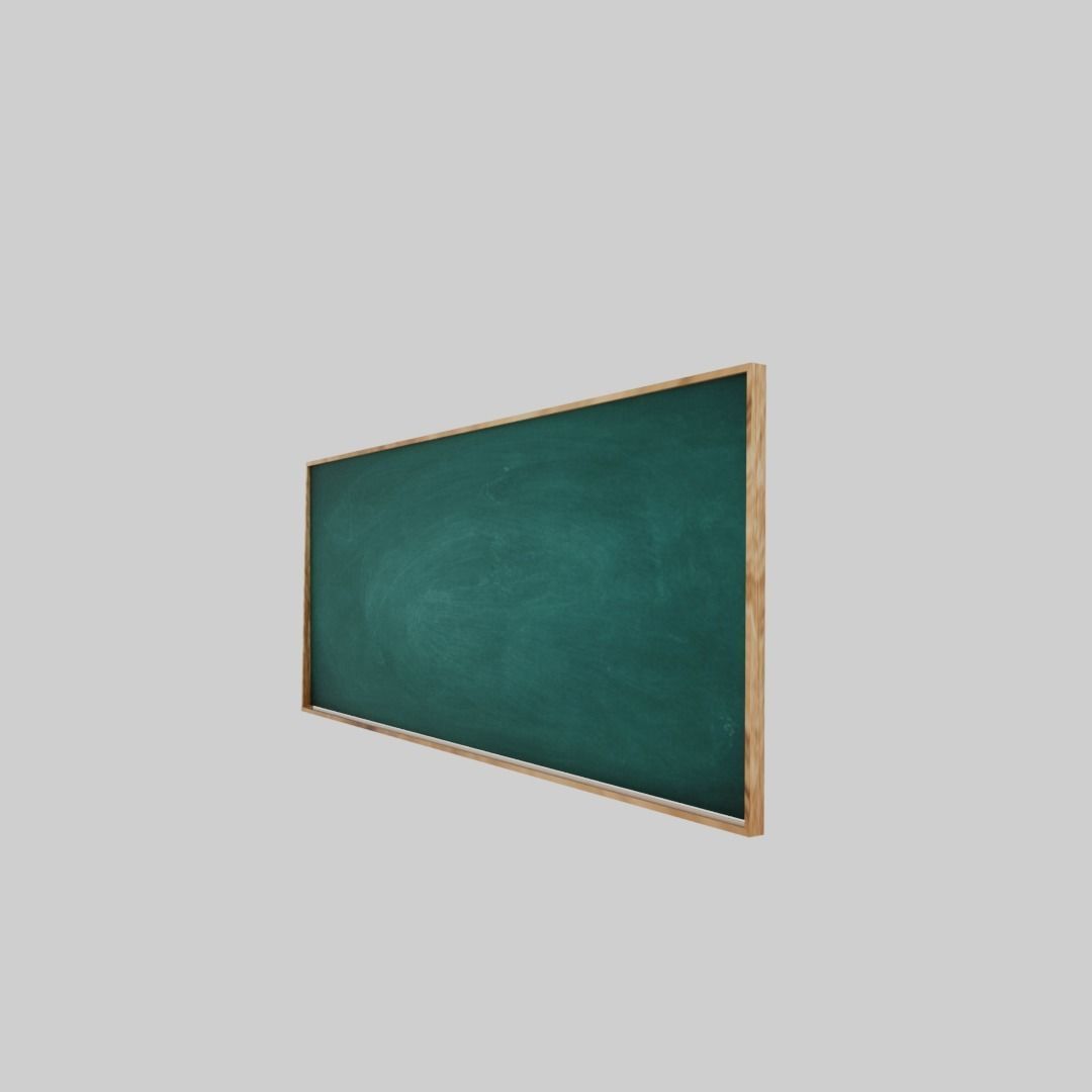 Green Board Low-poly 3D model