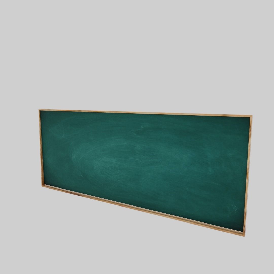 Green Board Low-poly 3D model