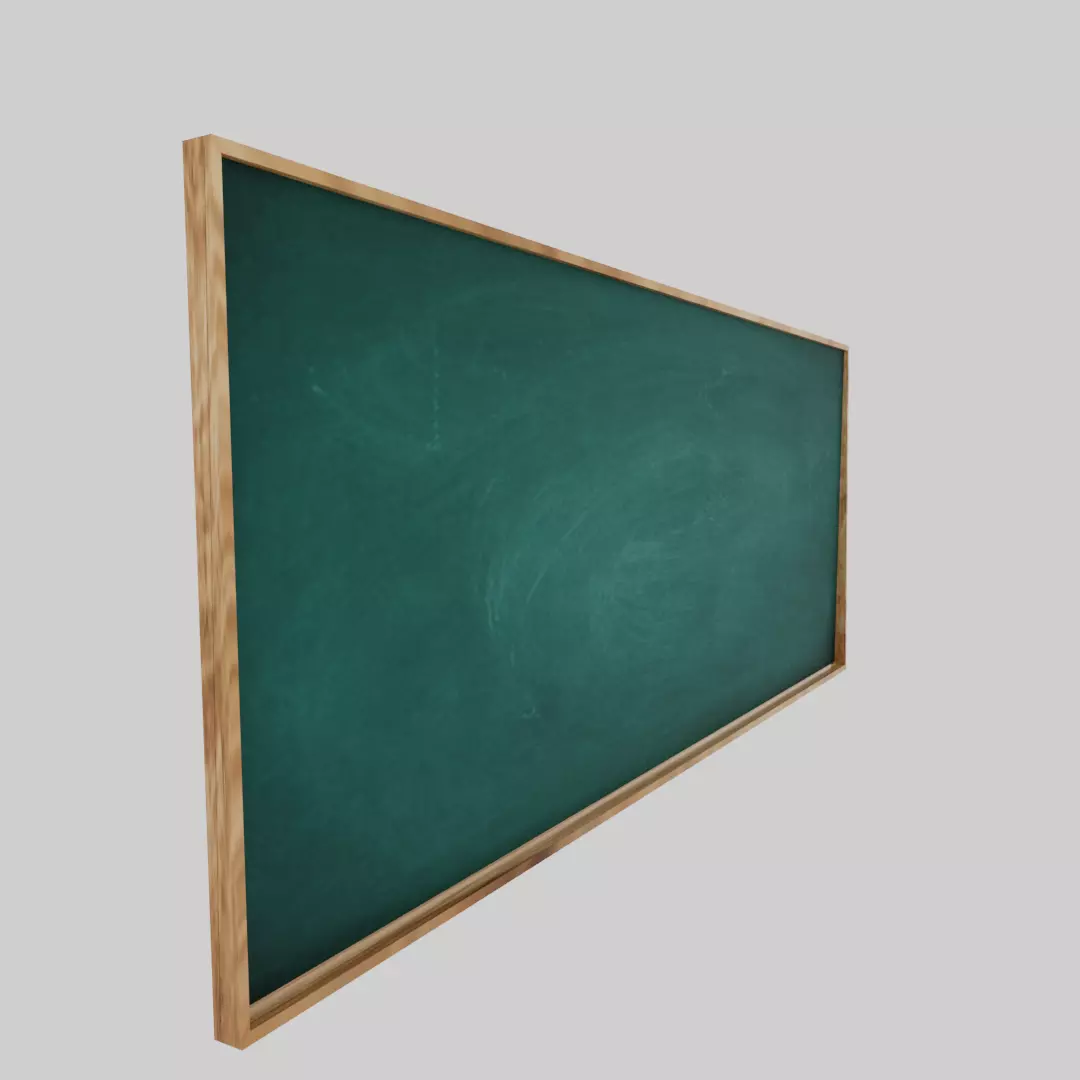 Green Board Low-poly 3D model