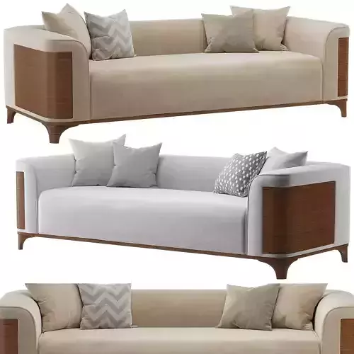 Armania Flat Three-Seat Sofa