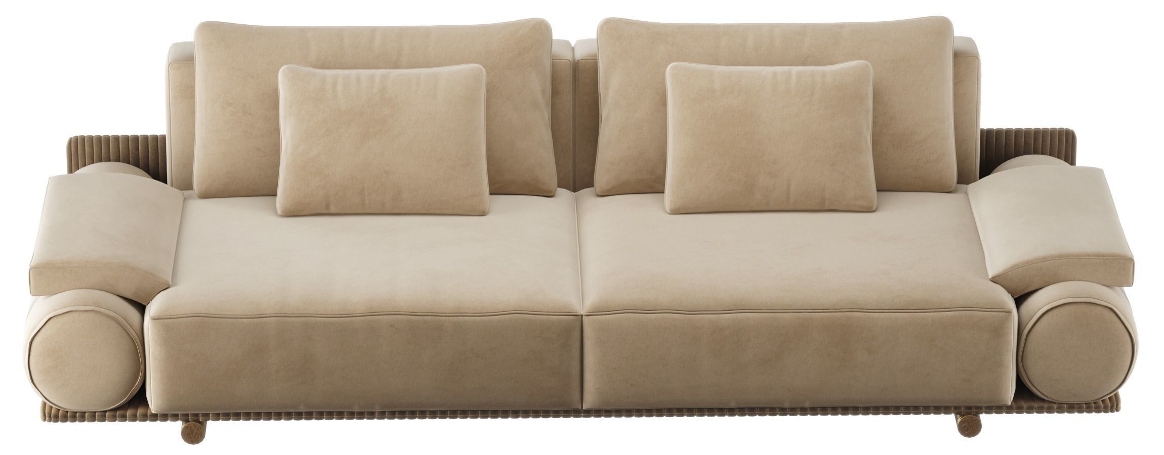 Visionnaire Donovan roll sofa 3D model_5
