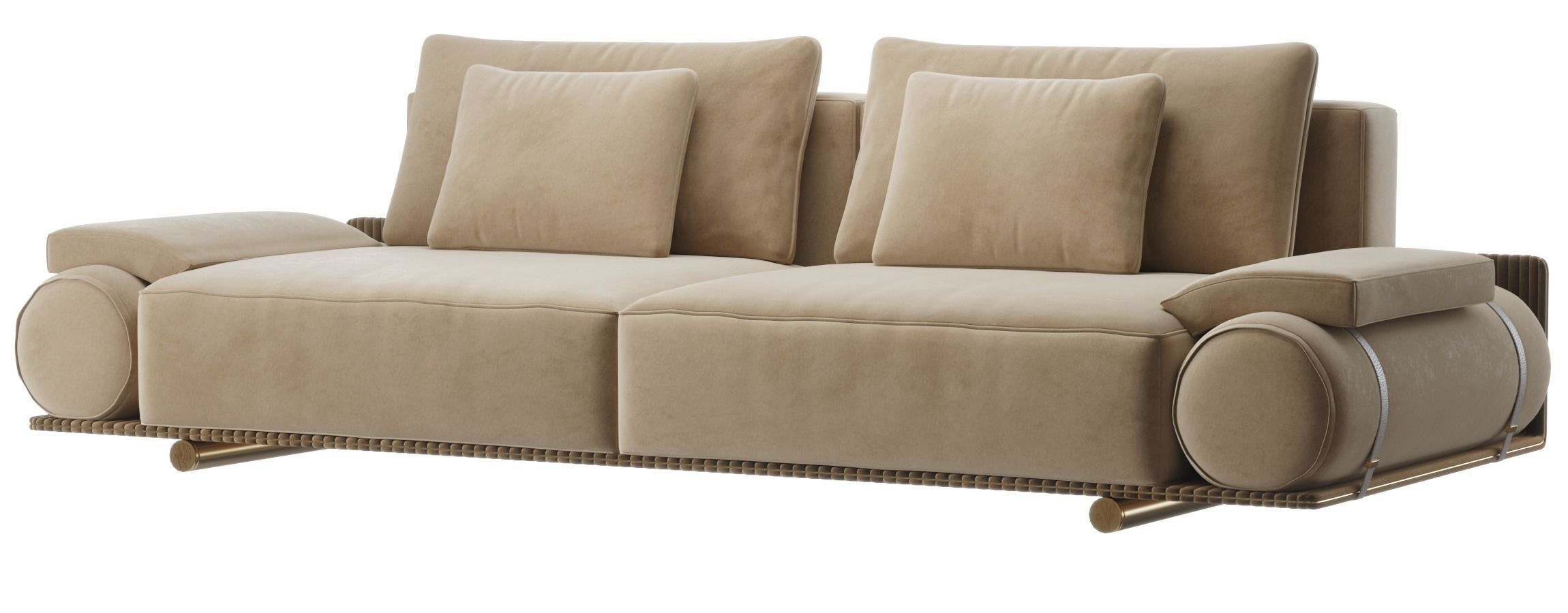 Visionnaire Donovan roll sofa 3D model_8