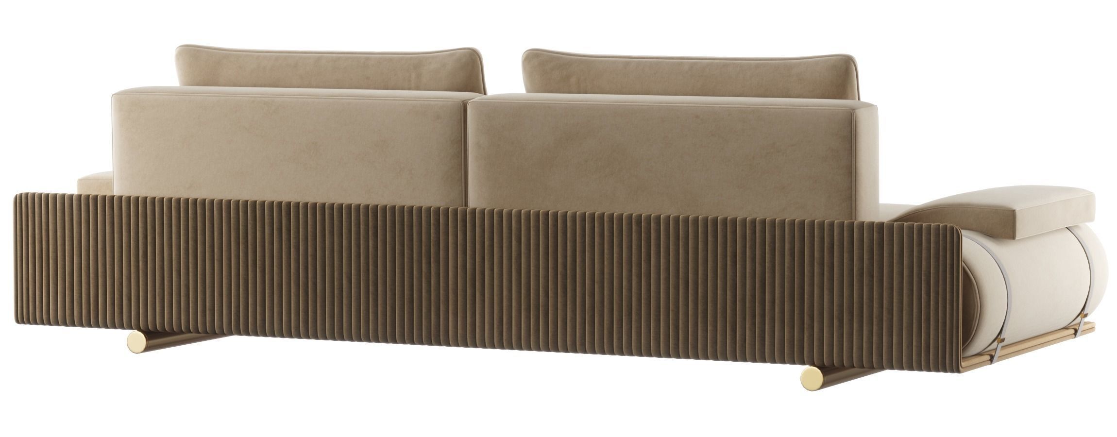 Visionnaire Donovan roll sofa 3D model_7