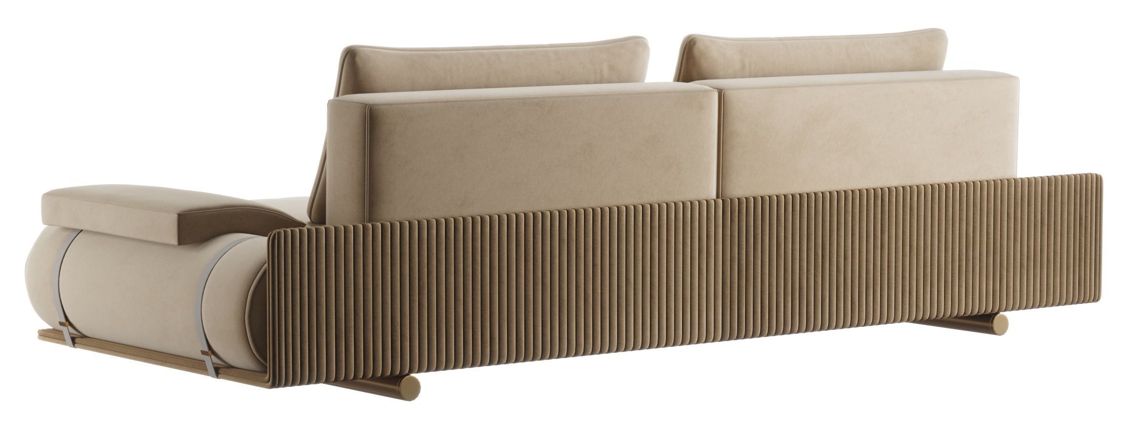 Visionnaire Donovan roll sofa 3D model_6