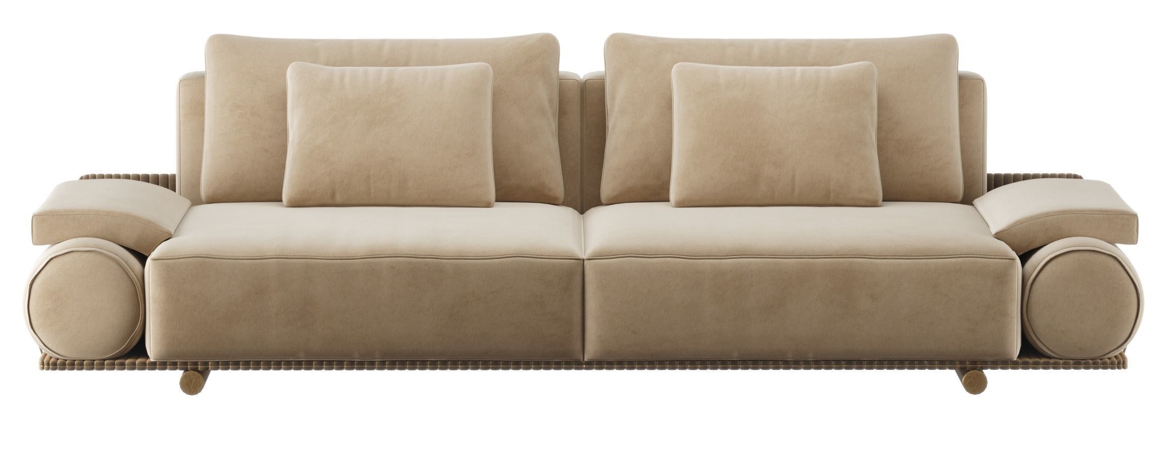 Visionnaire Donovan roll sofa 3D model_4