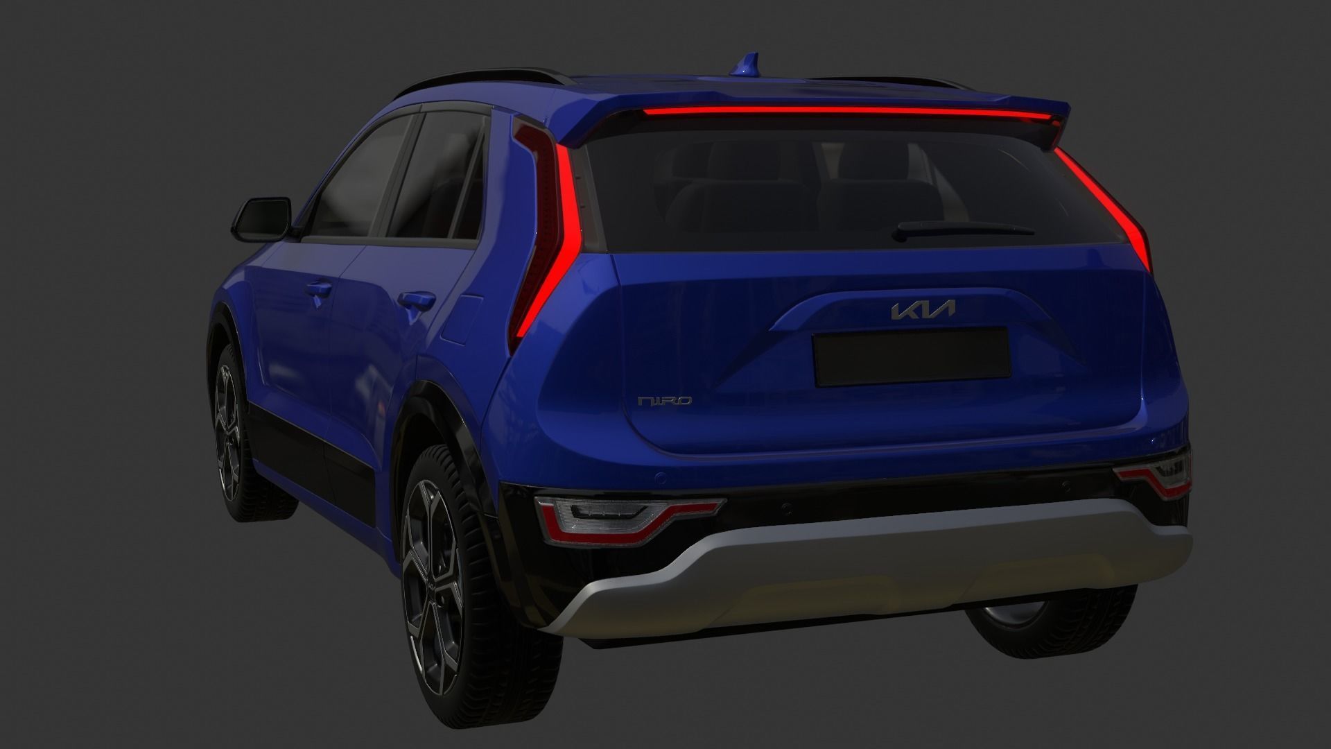 Kia Niro 2023 Rigged 3D model_5