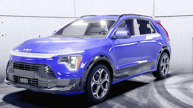 Kia Niro 2023 Rigged 3D model