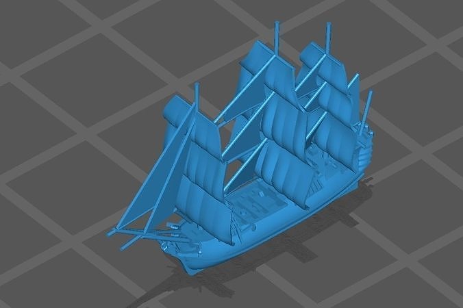 Sail Ship Free 3D print model