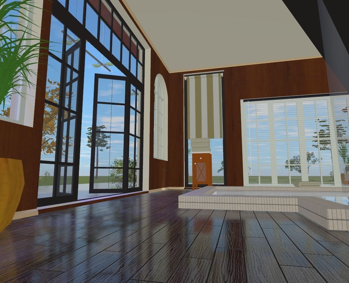 My house Model In montana Low-poly 3D model_15